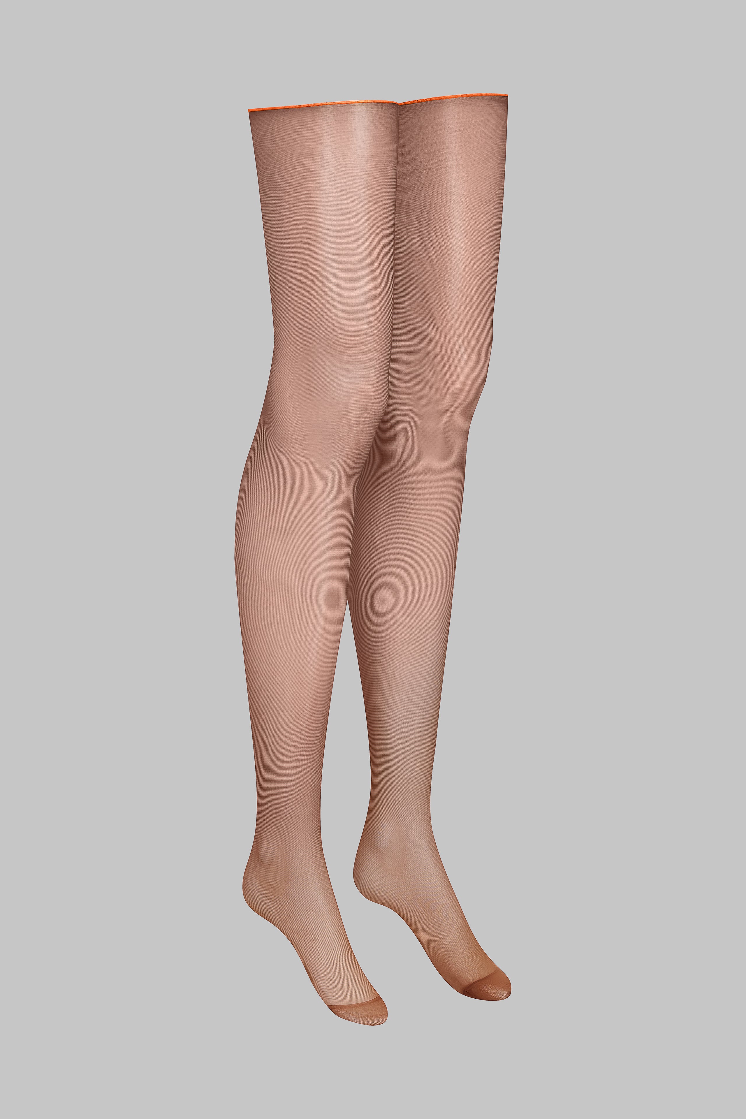 Cut and curled neon seamed stockings 20D - LEGWEAR - Image 5