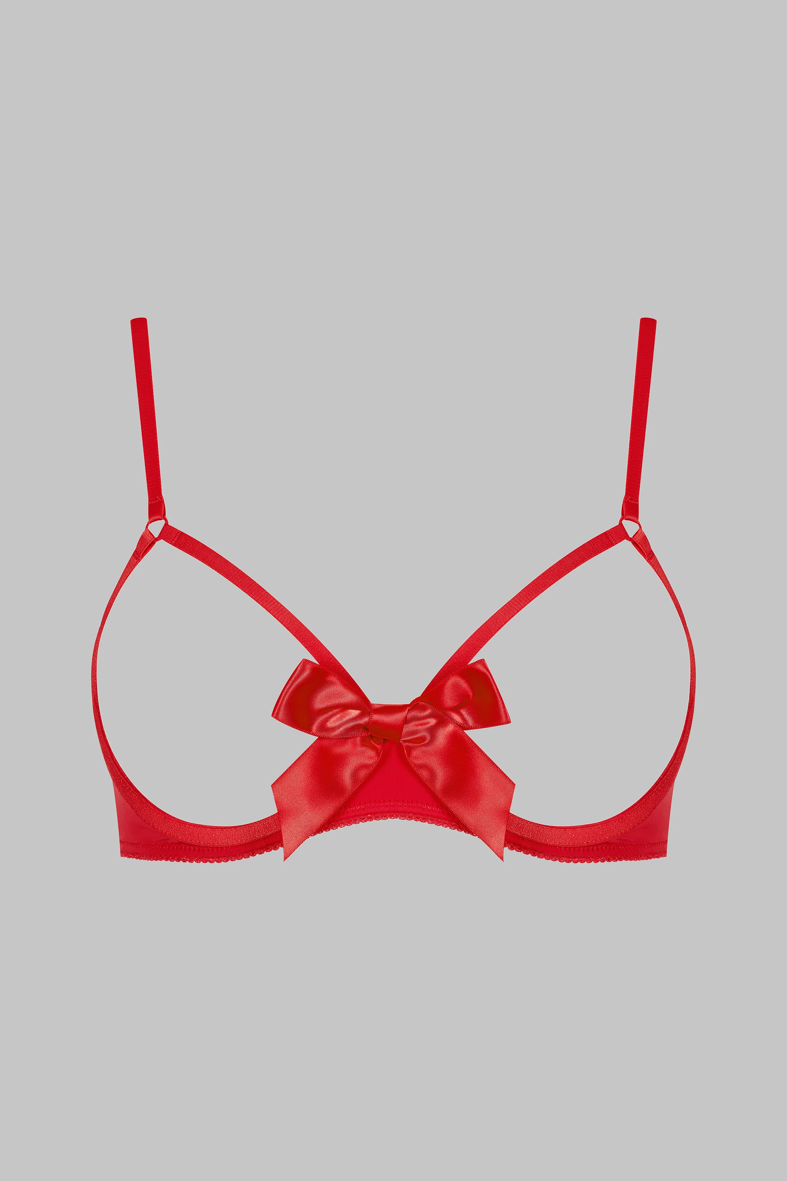 Cupless bra with bow - Le Petit Secret - Image 4