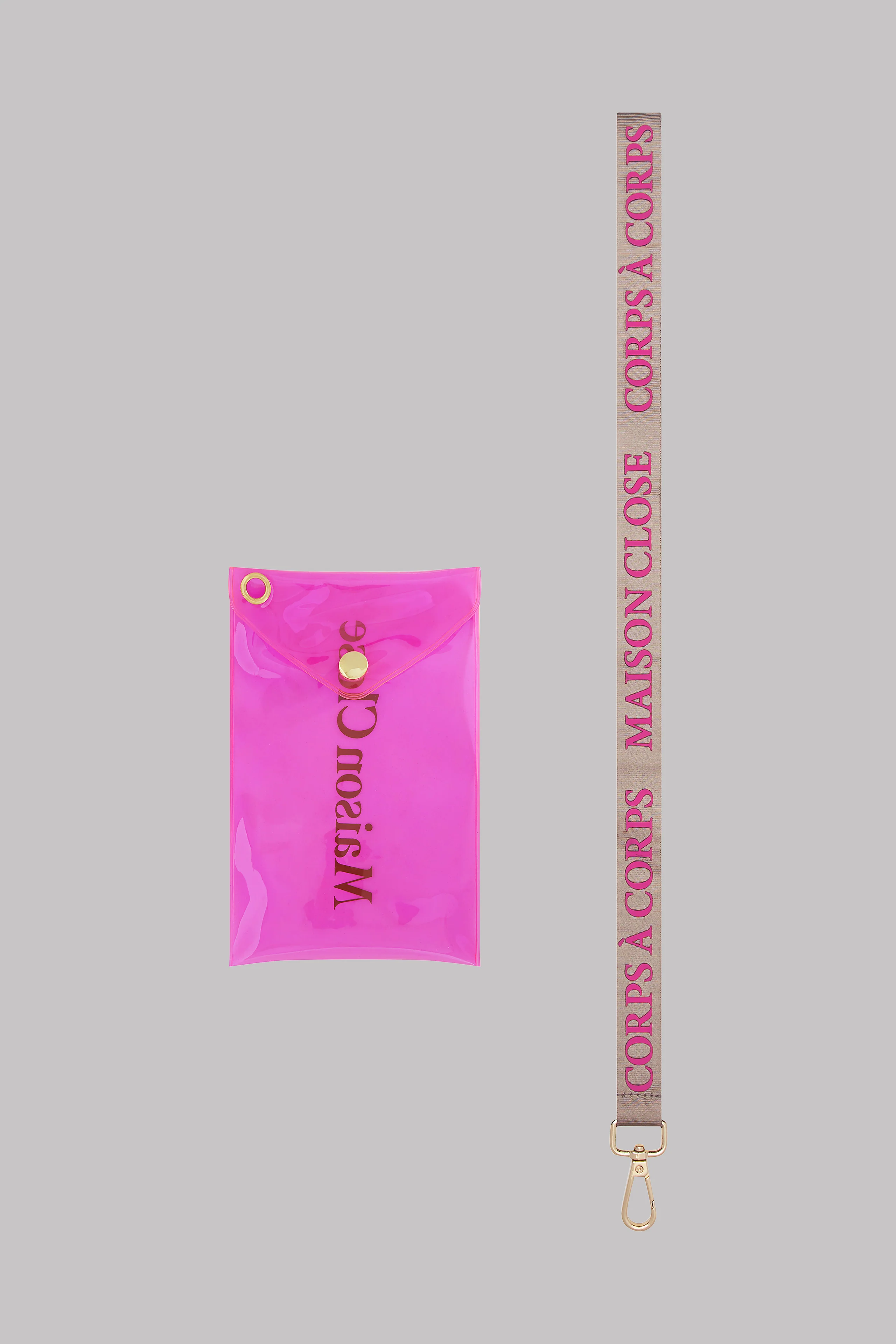 Pouch with Keychain - Corps à Corps Neon - Image 4