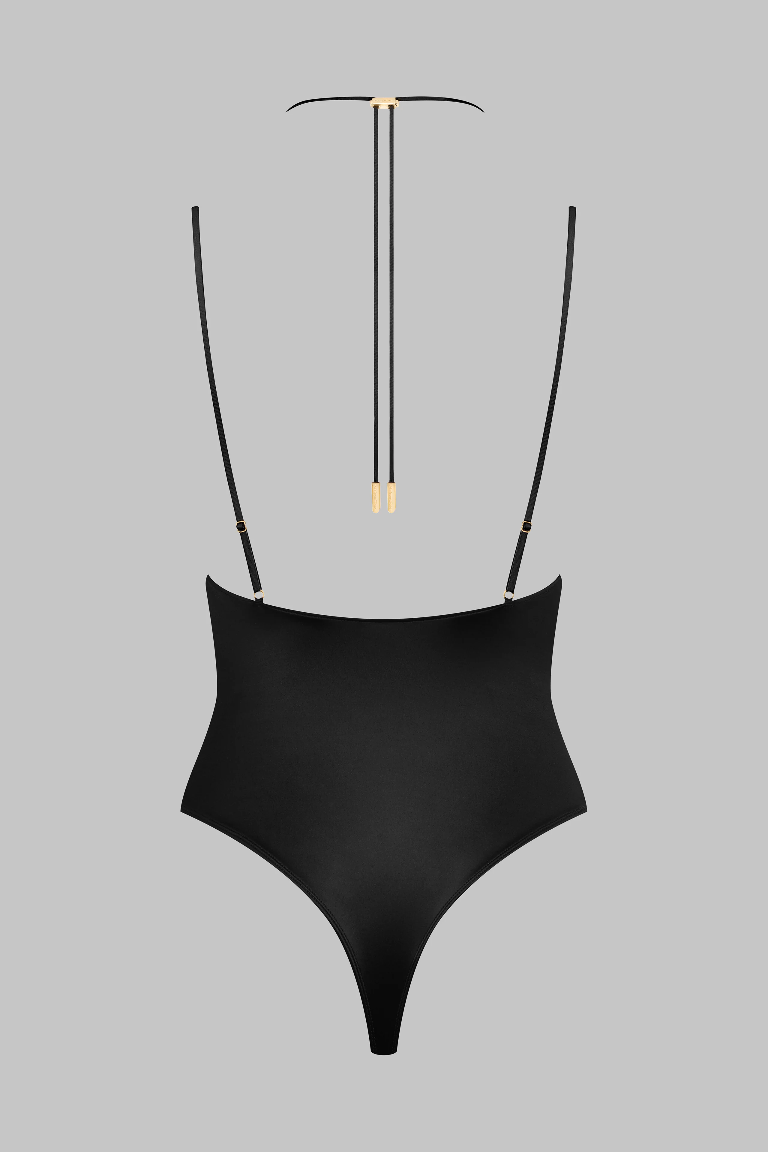 Thong bodysuit with straps - French Kiss - Image 5