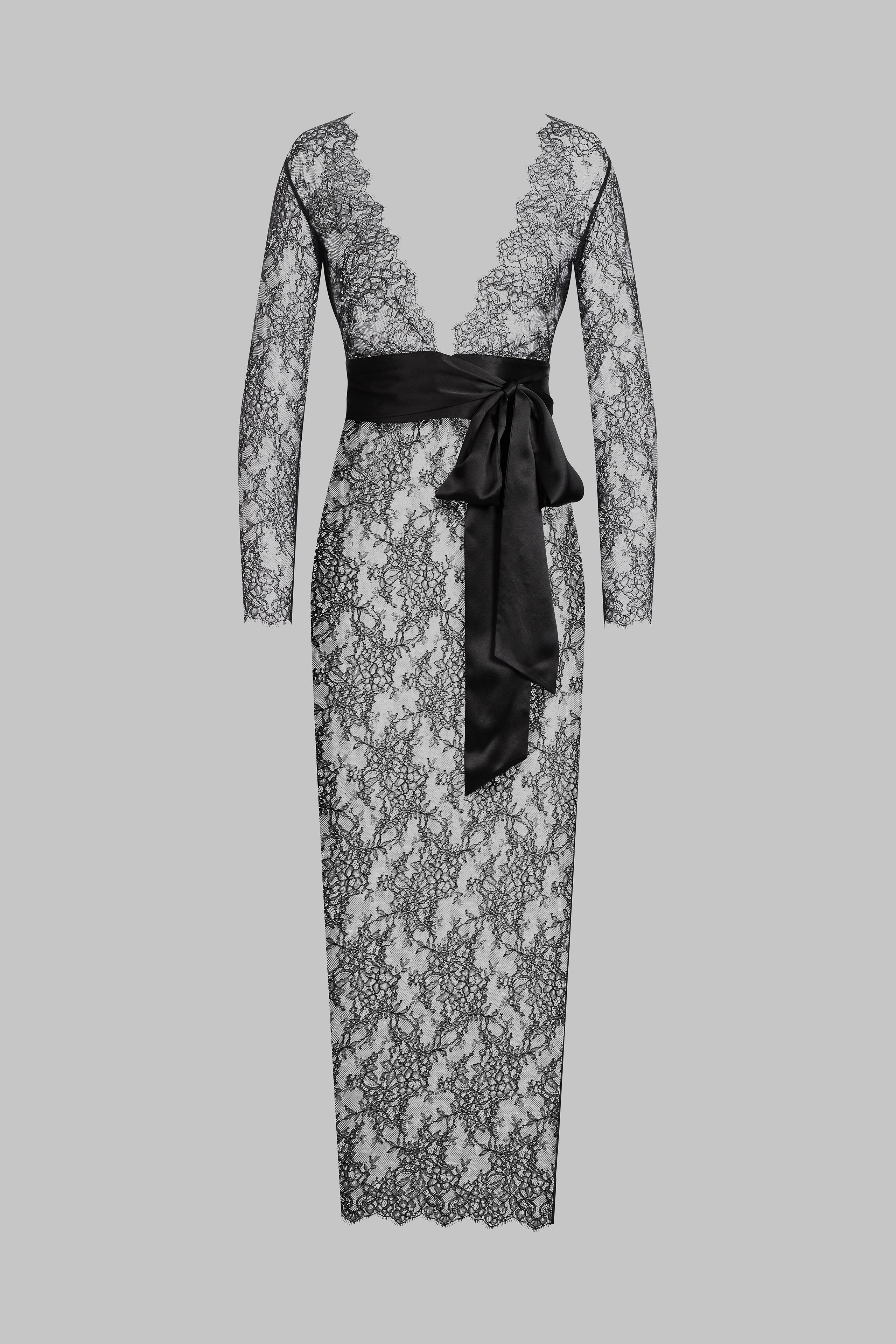 Wrap over long dress - Rendez-Vous Private - Image 4